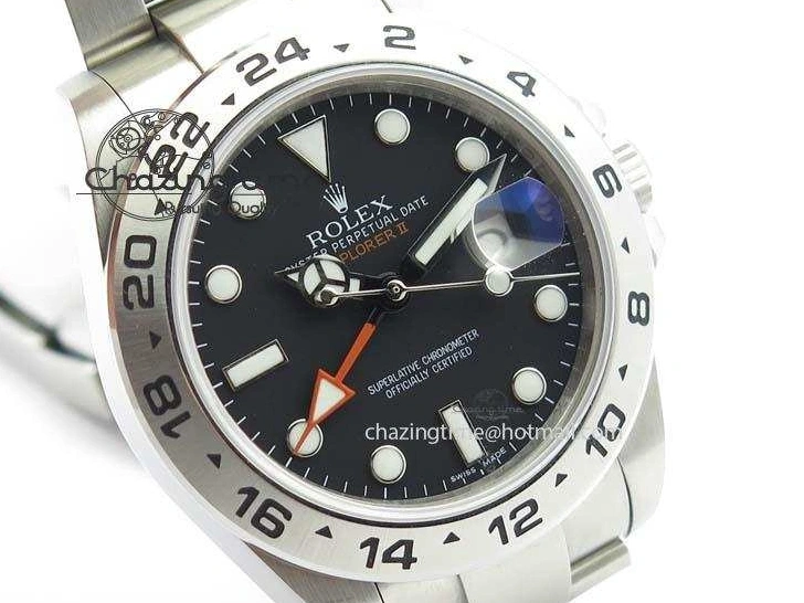 0206 Explorer II 42mm 216570 Bp-Maker Best Edition Black Dial On SS Bracelet A OnTrend 3778